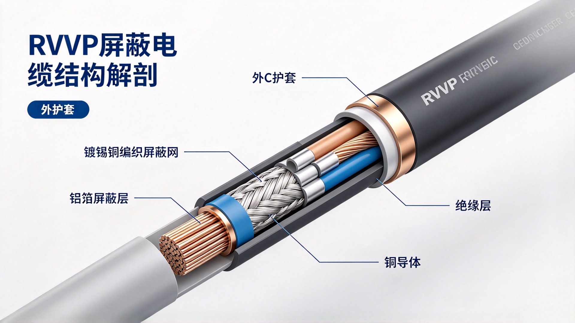 RVVP屏蔽电缆如何判断屏蔽性能是否达标?